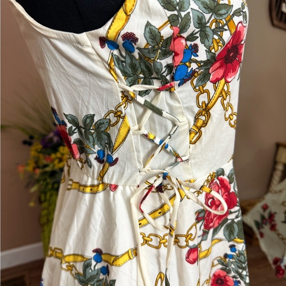 Bailey Blue • Corset Floral Fit and Flare Sun Dress - Picture 11 of 13